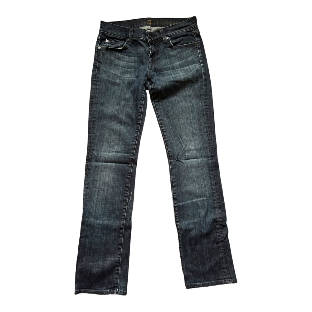 7 For All Mankind Straight Leg Denim Jean Size 26